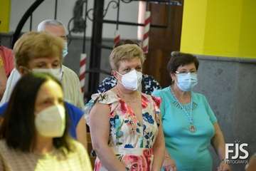 Solemne función religiosa en el templo de Lomo Magullo en honor de la Virgen de las Nieves/Francisco Javier Santana.